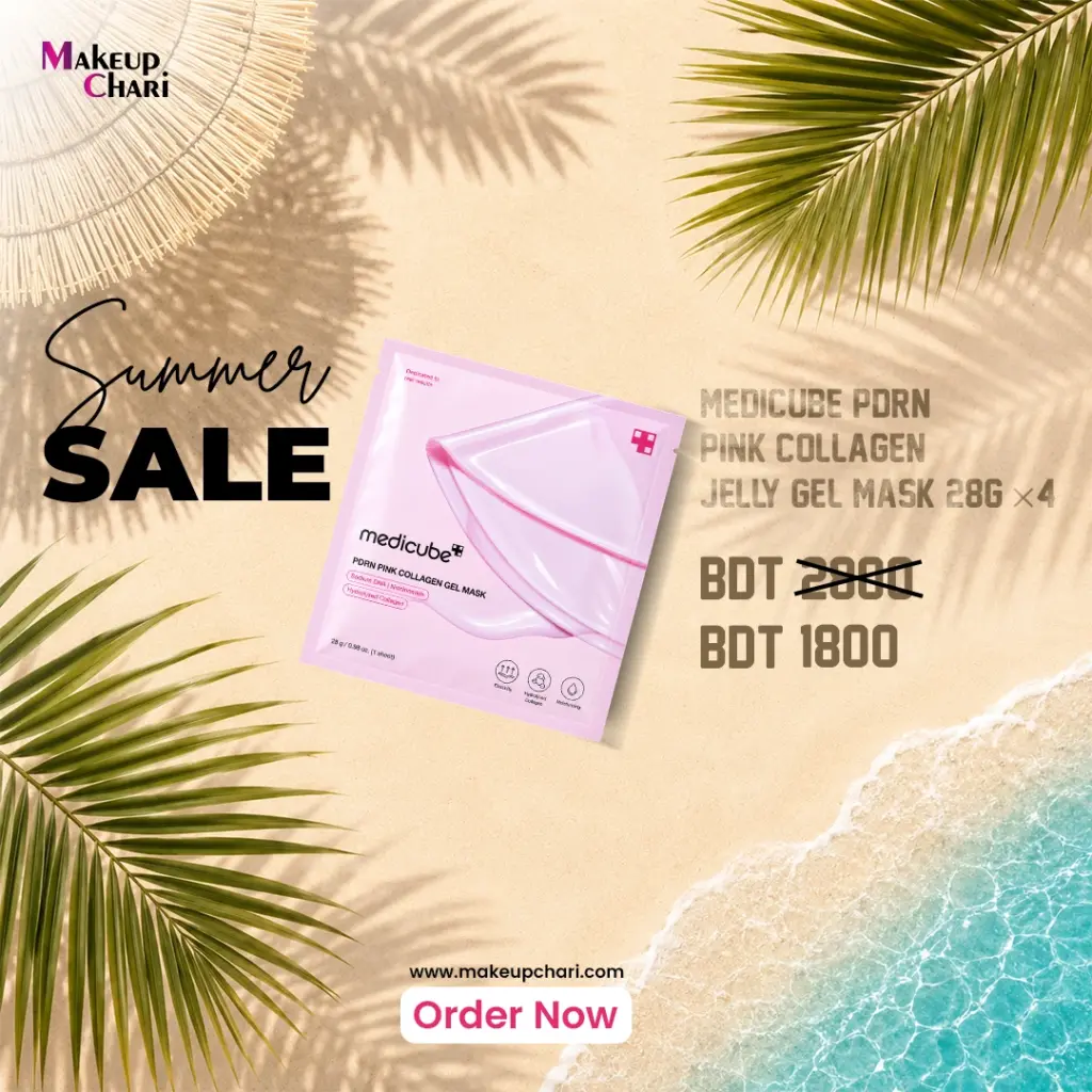 Medicube PDRN Pink Collagen Gel Mask – 4 Pcs (1 Box)