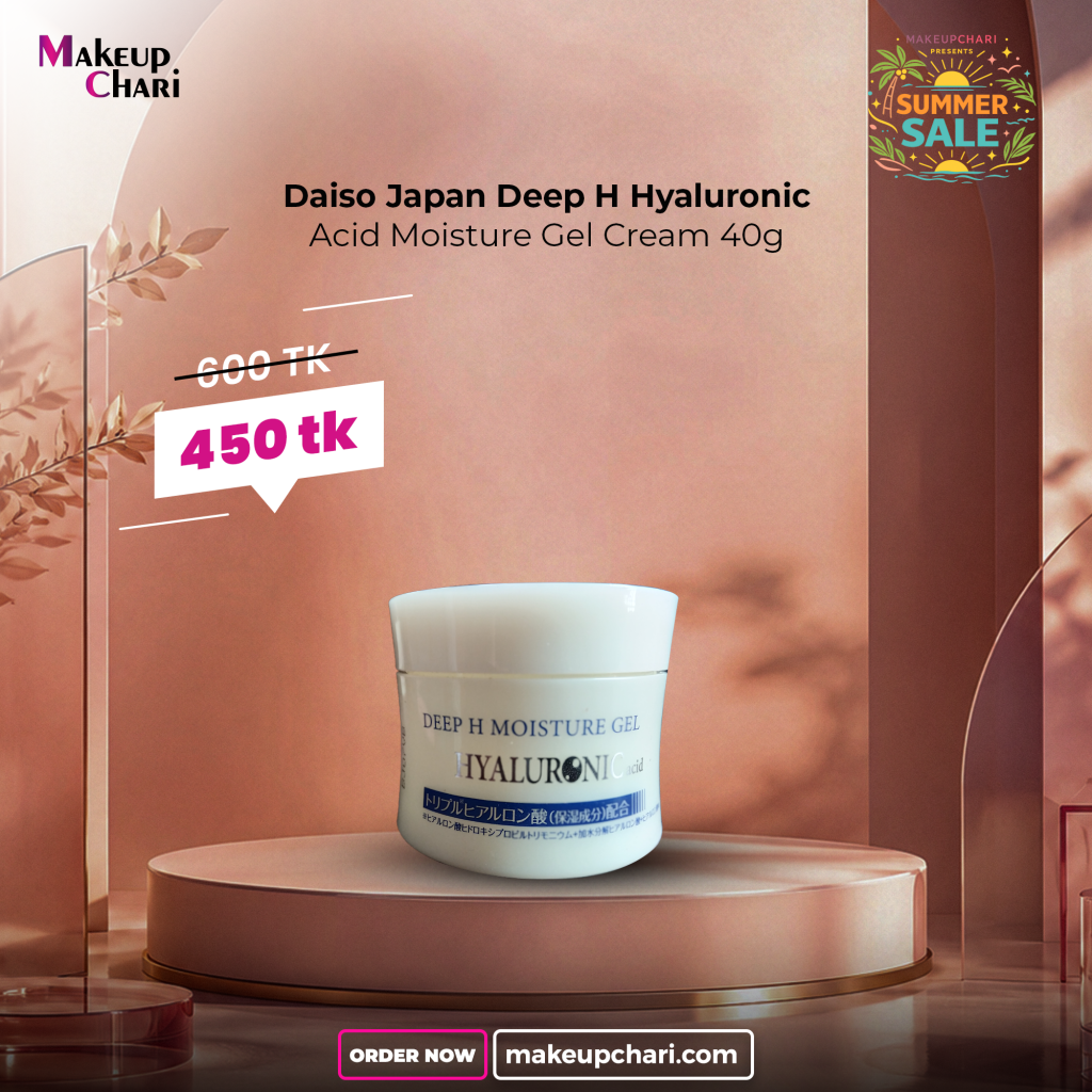 Daiso Japan Deep H Hyaluronic Acid Moisture Gel Cream 40g