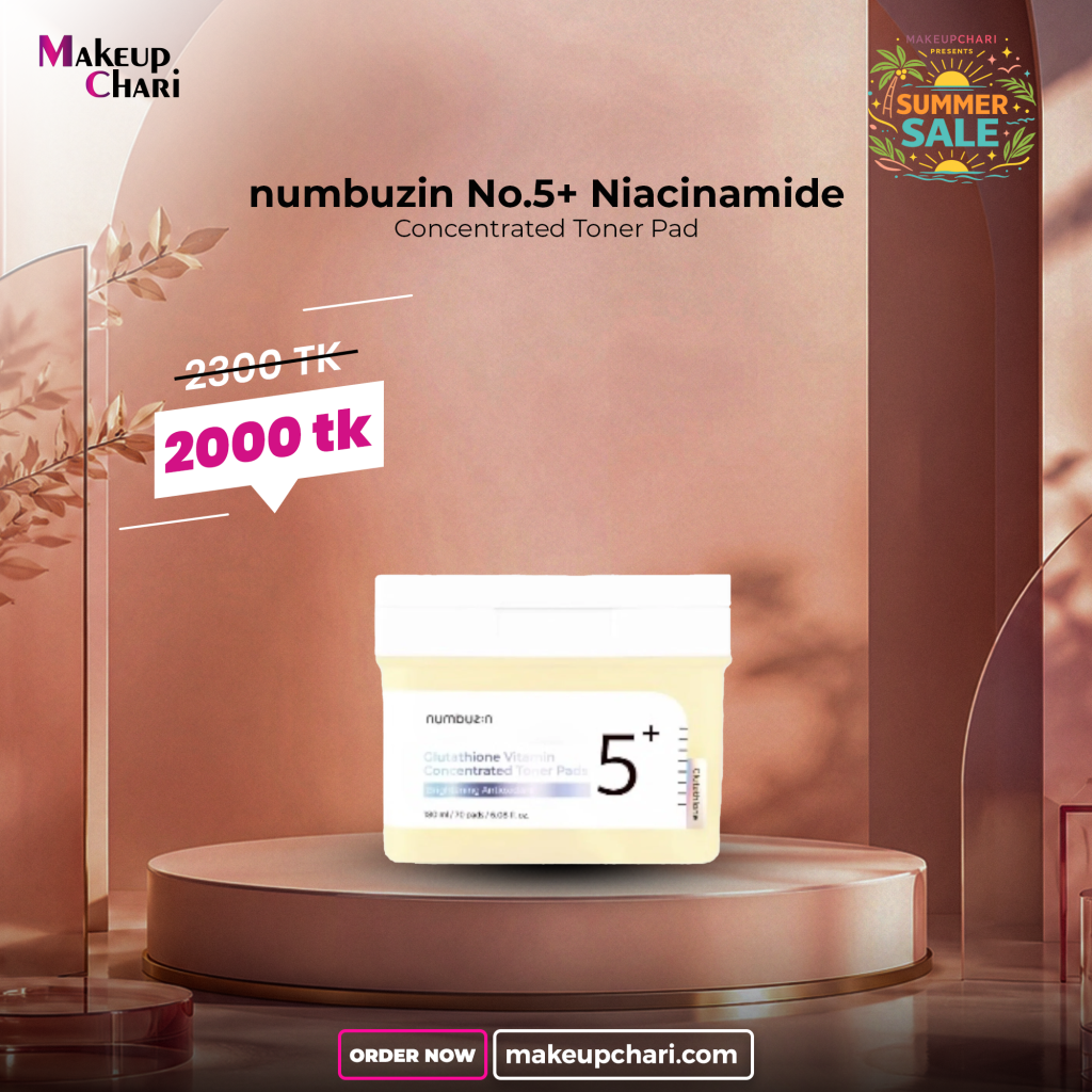 numbuzin No.5+ Niacinamide Concentrated Toner Pad