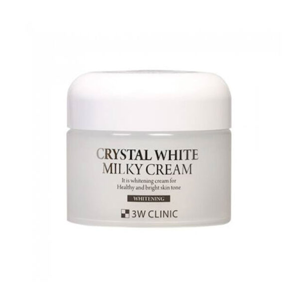 3W CLINIC CRYSTAL WHITE MILKY CREAM 50G