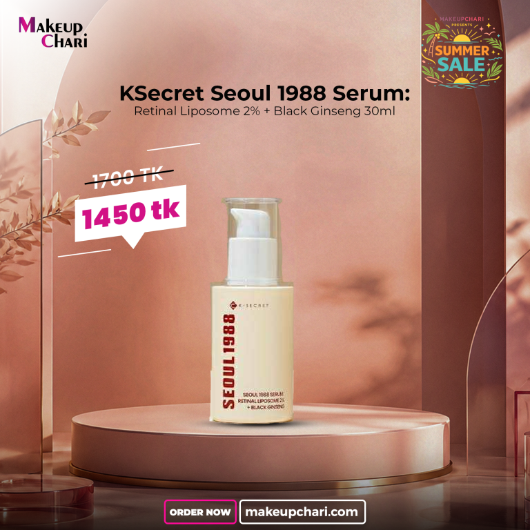 KSecret Seoul 1988 Serum: Retinal Liposome 2% + Black Ginseng 30ml