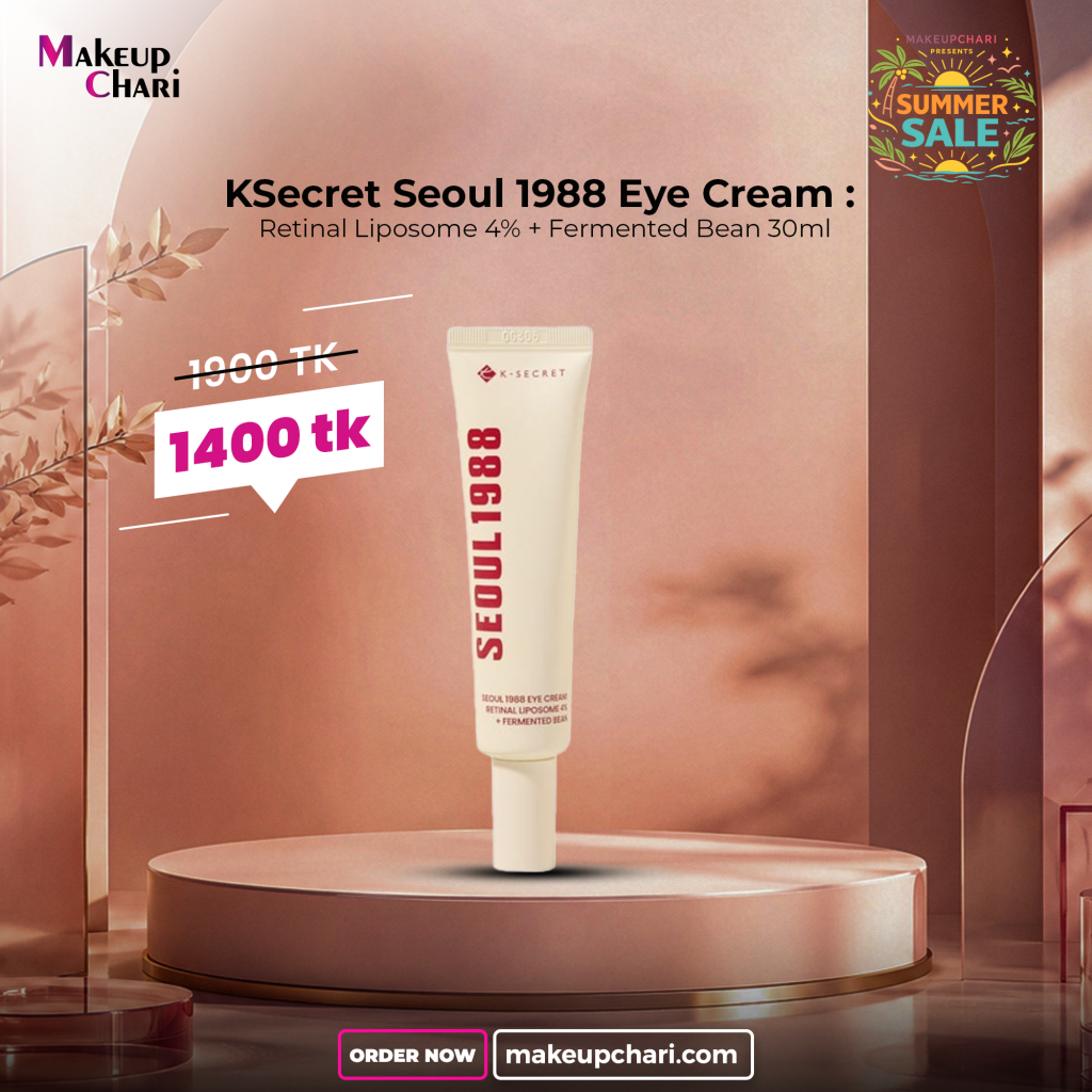 KSecret Seoul 1988 Eye Cream : Retinal Liposome 4% + Fermented Bean 30ml