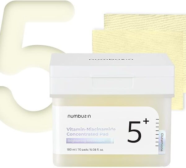 numbuzin No.5+ Niacinamide Concentrated Toner Pad