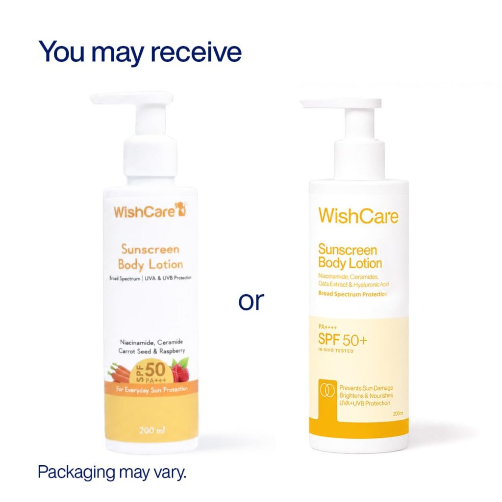 Wish Care Sunscreen Body Lotion SPF 50 PA+++ 200ml