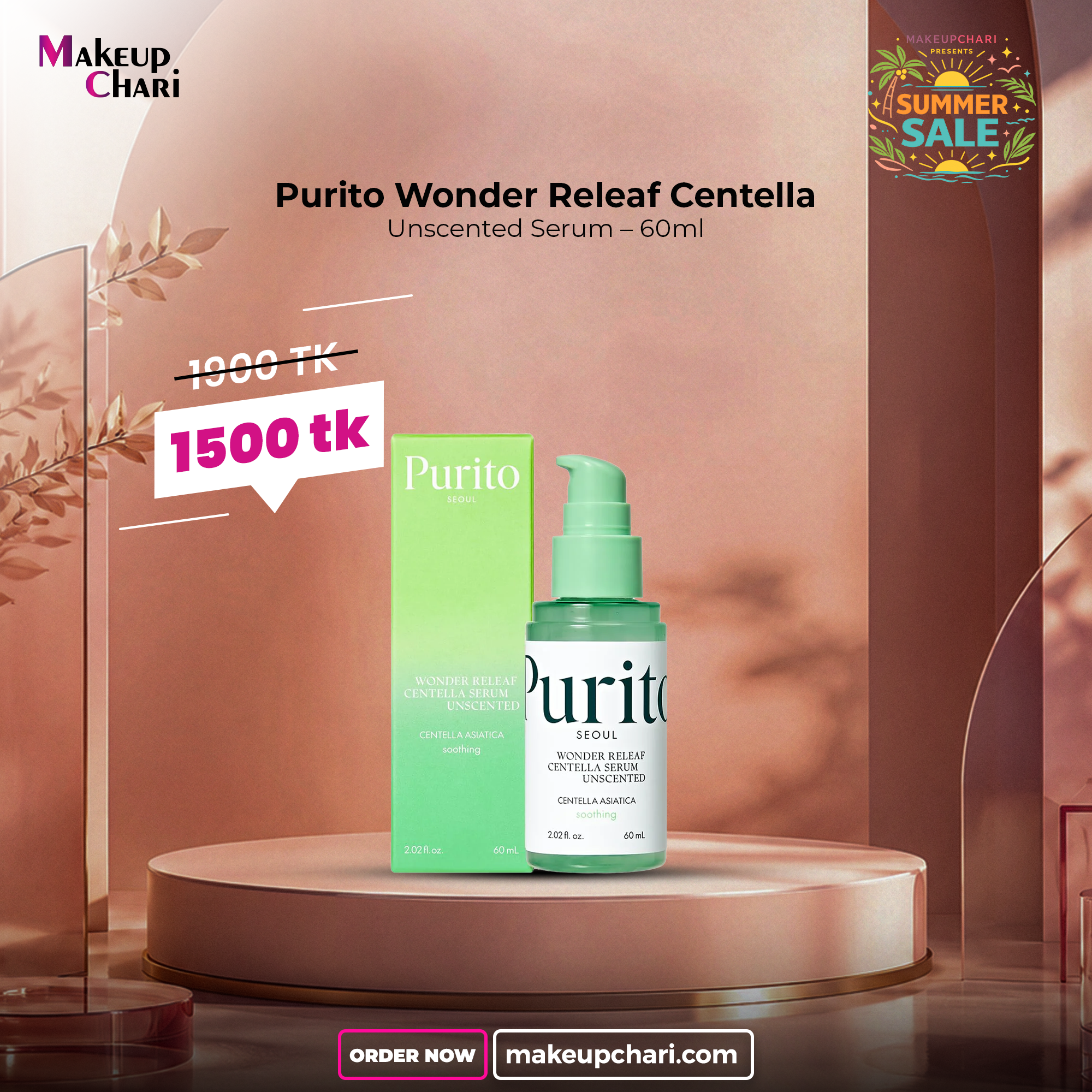Purito Wonder Releaf Centella Unscented Serum – 60ml Purito Wonder Releaf Centella Unscented Serum – 60ml
