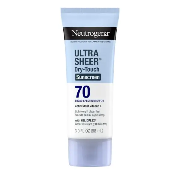 Neutrogena Ultra Sheer Dry Touch Sunscreen Lotion Broad Spectrum SPF 70 88ml