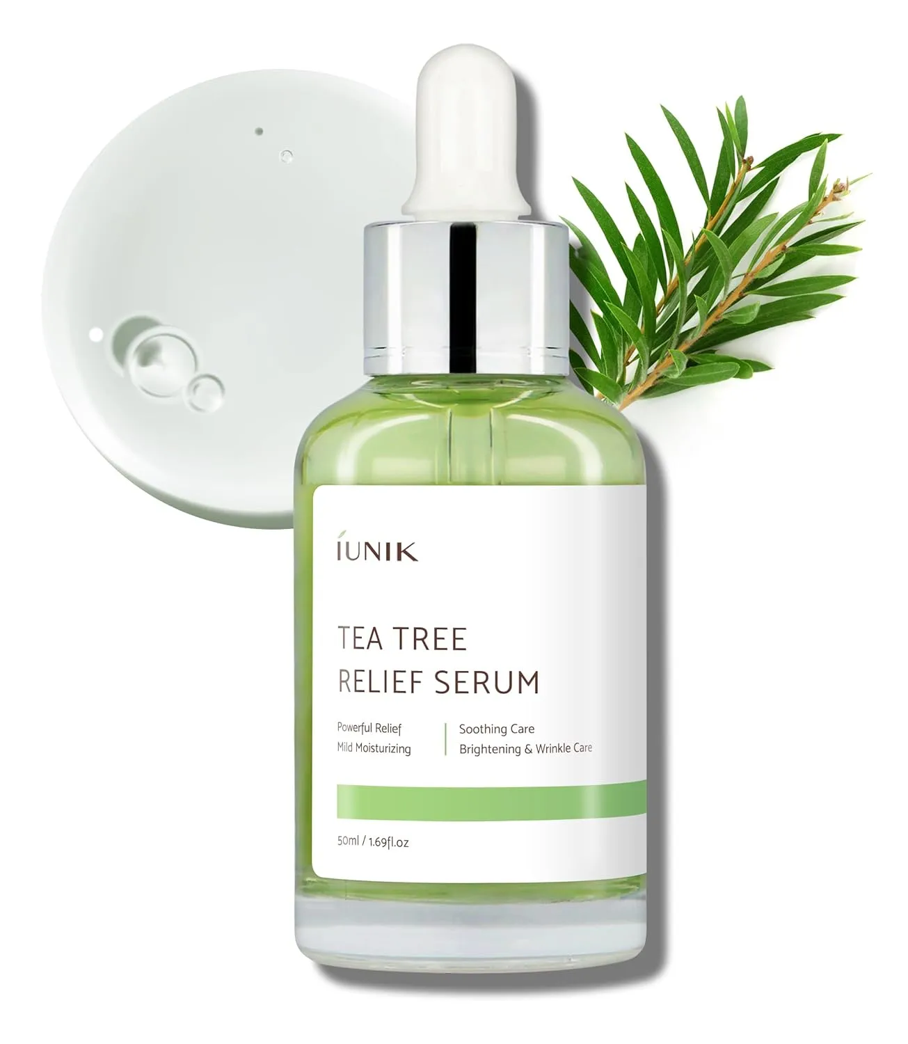 71Tw3lzu87L._SL1500_-1.webp IUNIK TEA TREE RELIEF SERUM 50 ML - Image 1
