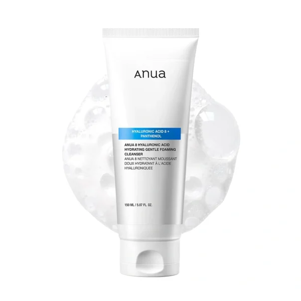 ANUA 8 HYALURONIC ACID HYDRATING GENTLE FOAMING CLEANSER 150 ml