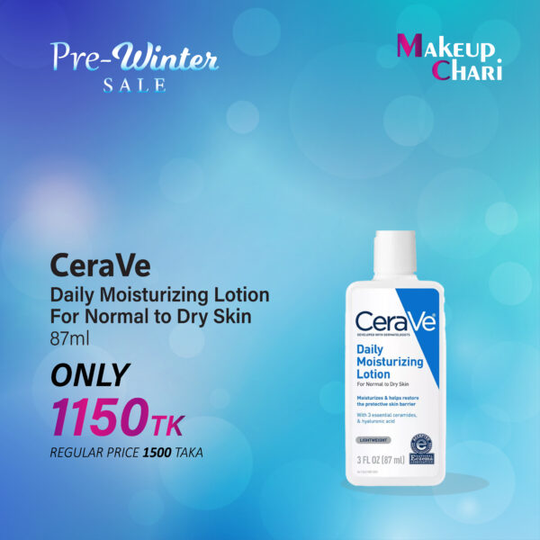 Cerave Daily Moisturizing Lotion 87ml For Normal to Dry Skin