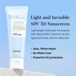 Cosrx Ultra Light Invisible Sunscreen Spf 50 (50 Ml) - Image 2