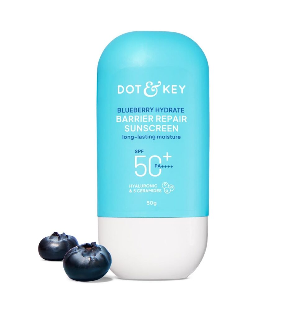 DOT and KEY Blueberry Hydrate Barrier Repair Sunscreen Spf 50+ 50g.