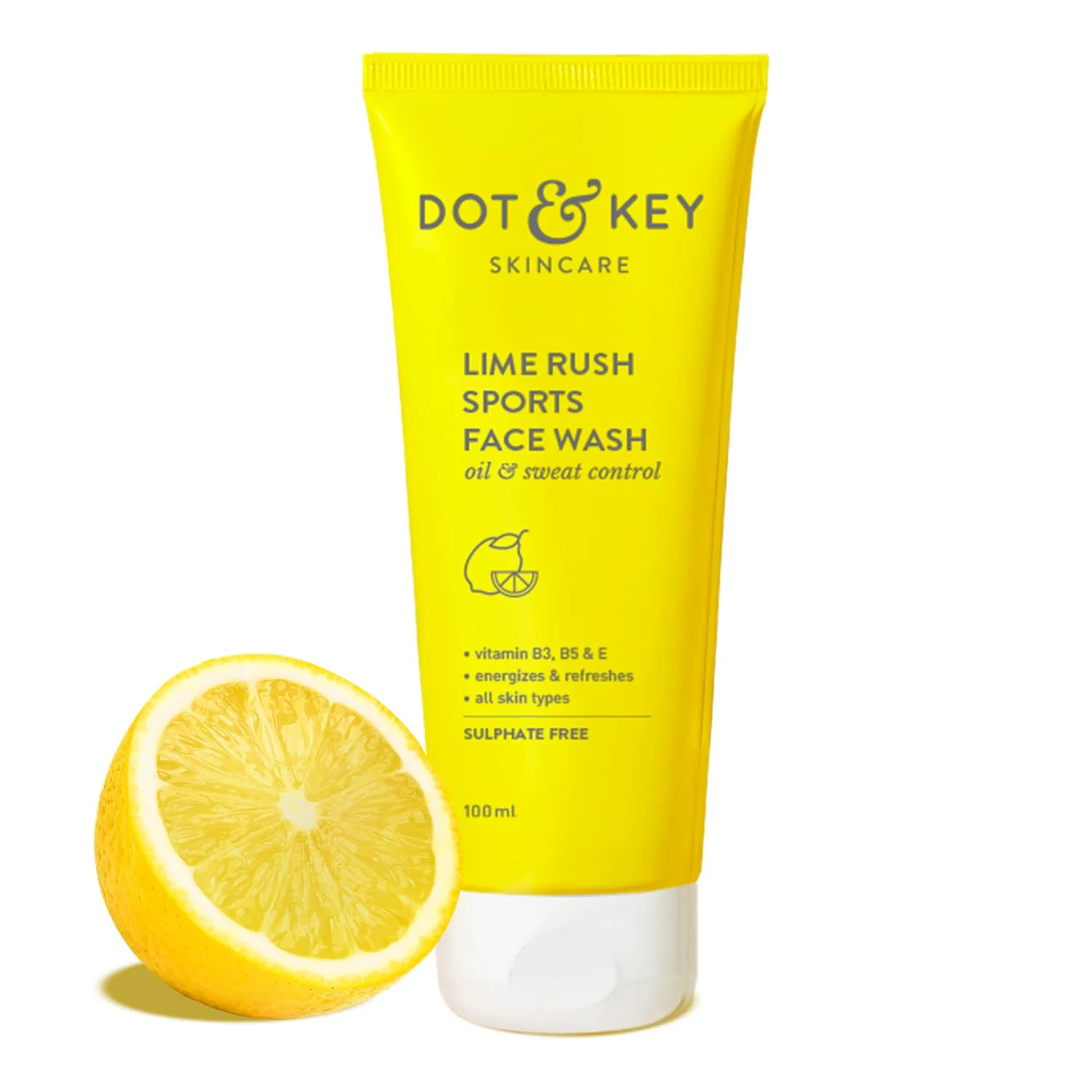 DotKeyLimeRushSportsFacewash100mlmakeupchari-1-1.webp Dot and Lime Rush Sports Facewash 100ml - Image 1