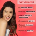 Dot & Key Strawberry Dew Tinted Sunscreen SPF 50+ PA++++ 01 Porcelain, 50 ml - Image 3