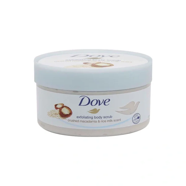 Dove Exfoliating Body Scrub Macadamia & Rice Milk 225 ml