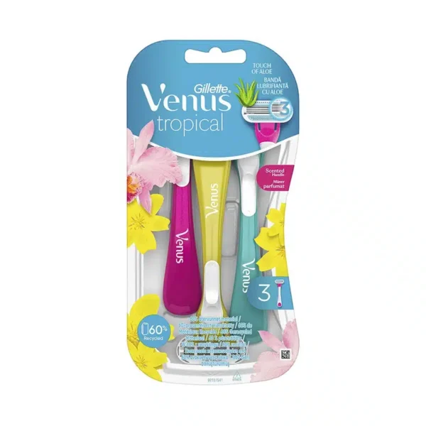Gillette Venus Tropical Women's Razor 3in1 Razor