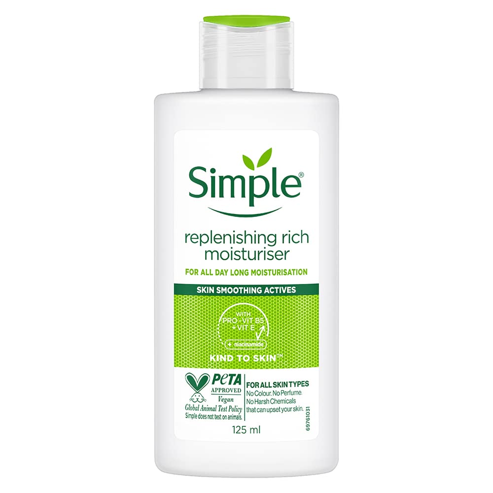 Simple Kind to Skin Replenishing Rich Moisturizer 125ml Simple Kind to Skin Replenishing Rich Moisturizer 125ml