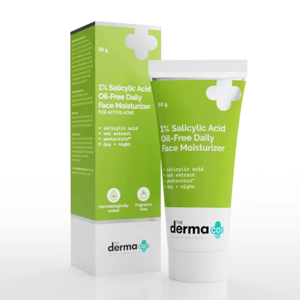 The Derma Co Salicylic Acid Oil Free Daily Face Moisturizer 50gm