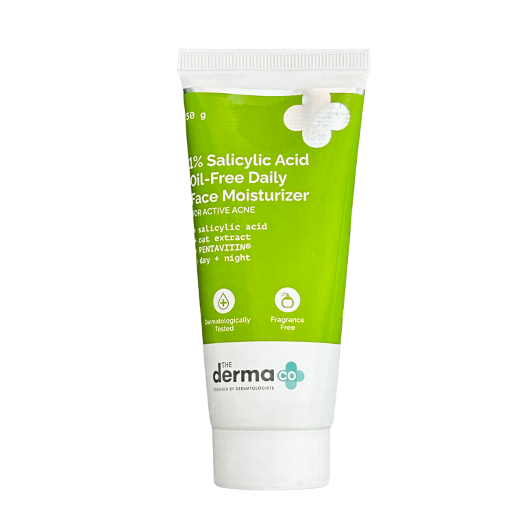 The Derma Co Salicylic Acid Oil Free Daily Face Moisturizer 50gm