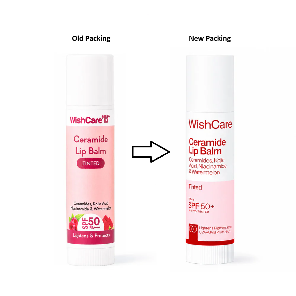 Wish Care Ceramide Lip Balm with SPF 50 PA+++ (Tinted).