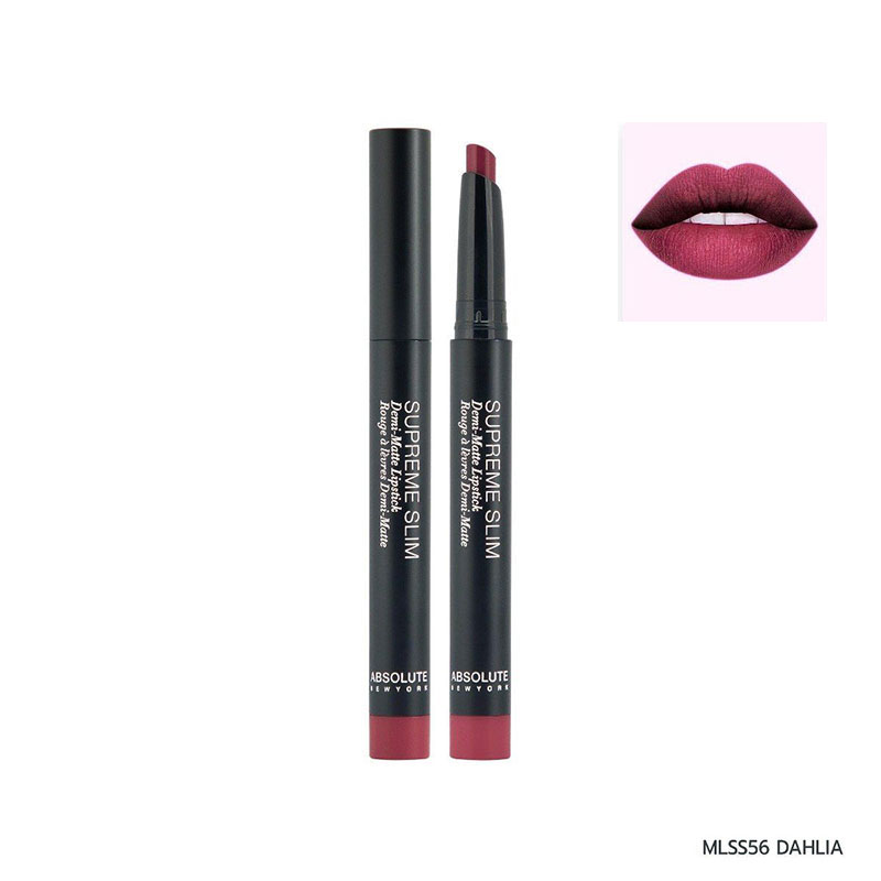 absolute-new-york-supreme-slim-demi-matte-lipstick-mlss56-dahlia_regular_615596b742fd6-1.jpg Absolute New York Supreme Slim Demi Matte Lipstick (Dahlia) - Image 1