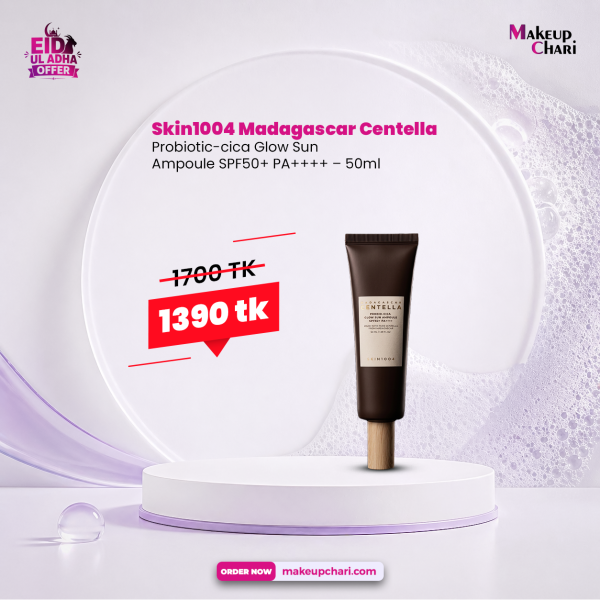 Skin1004 Madagascar Centella Probiotic-cica Glow Sun Ampoule SPF50+ PA++++ – 50ml