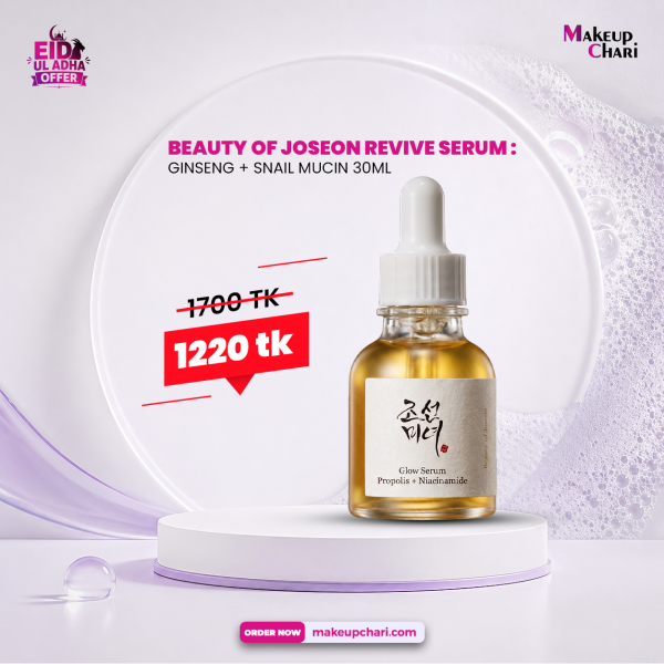 BEAUTY OF JOSEON REVIVE SERUM: GINSENG + SNAIL MUCIN 30ML...