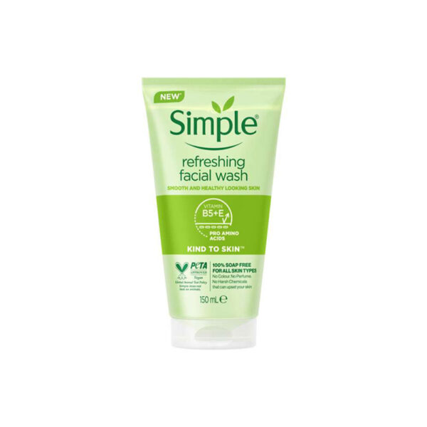 SIMPLE KIND TO SKIN REFRESHING FACIAL WASH GEL 150ML
