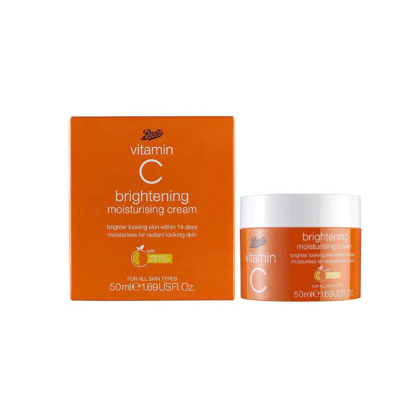 Boots Vitamin C Brightening Moisturising Cream 50ml