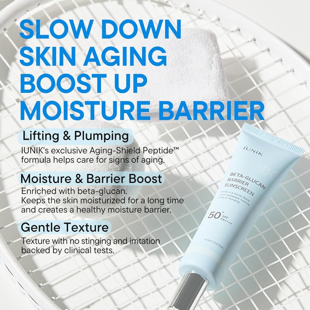 Iunik Beta Glucan Barrier Sunscreen SPF50 PA +++ 60ml