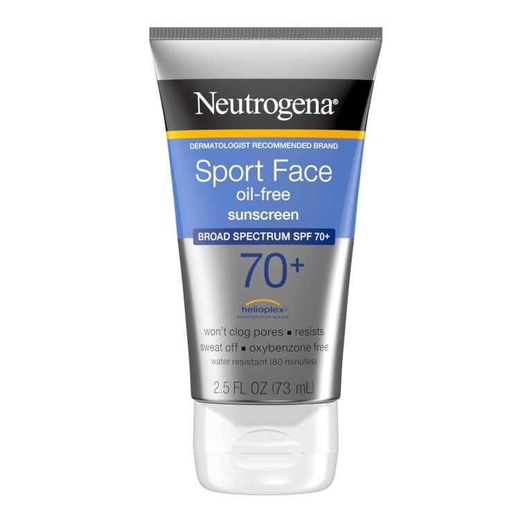 Neutrogena Sport Face Oil-free Lotion Sunscreen Broad Spectrum Spf 70+ 73ml
