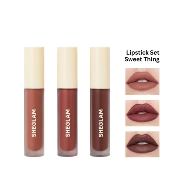 Sheglam Matte Allure Mini Liquid Lipstick Set Sweet Thing
