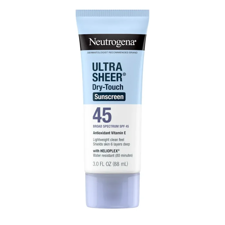 Neutrogena Ultra Sheer Dry-Touch Sunscreen Lotion Broad Spectrum SPF 45 88ml