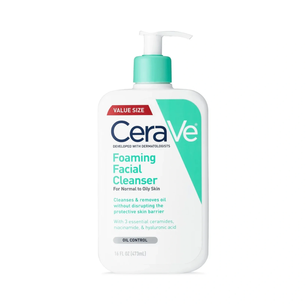 CeraveFoamingFacialCleanserForNormaltoOilySkin473mlmakeupchari