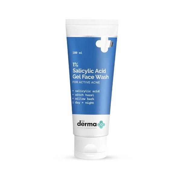 The Derma Co 1% Salicylic Acid Gel Face Wash for Acne Prone Skin 100ml