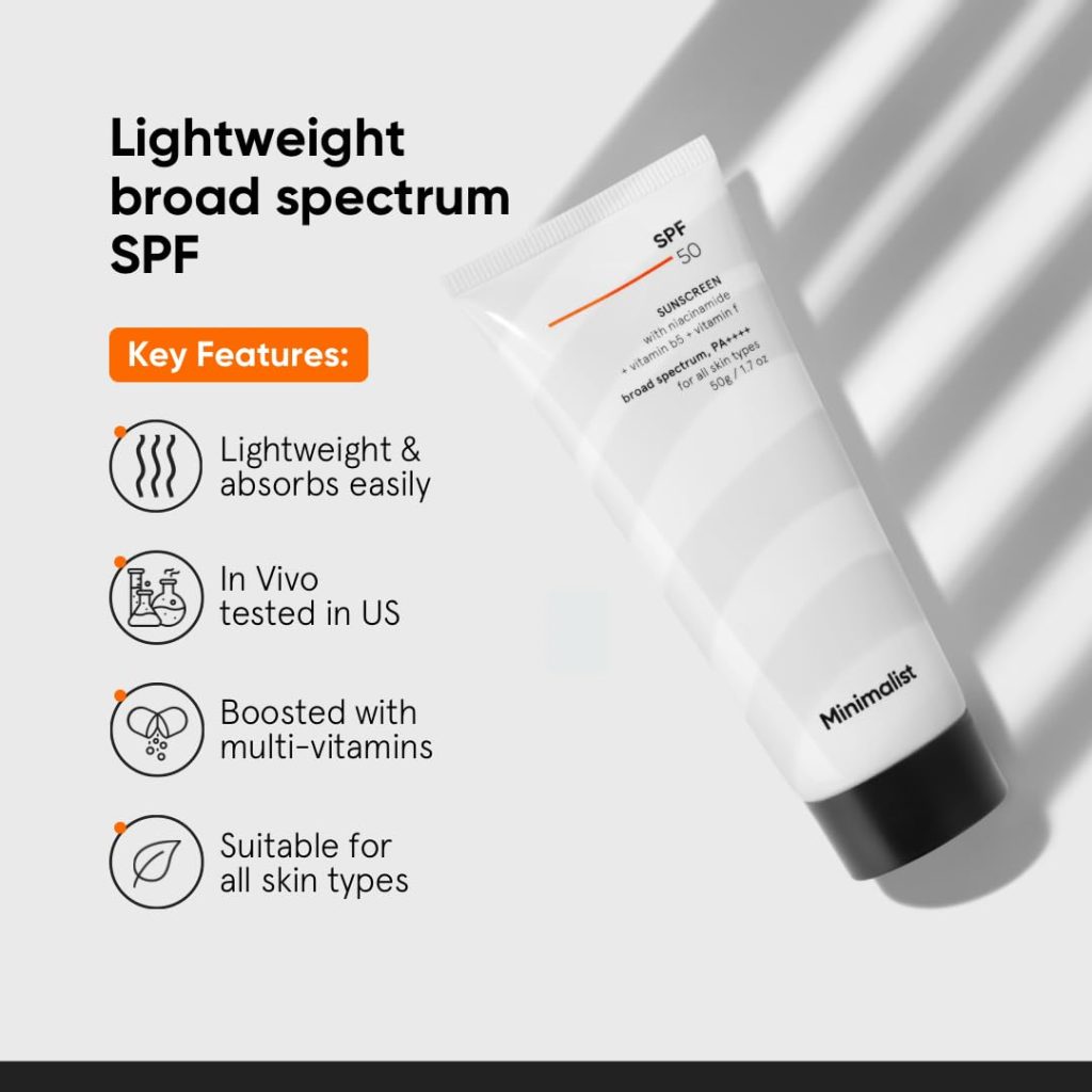 Minimalist SPF 50 Sunscreen 50g