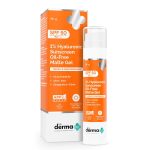 The Derma Co 1% Hyaluronic Sunscreen Oil-Free Matte Gel SPF 50 PA++++ 50g