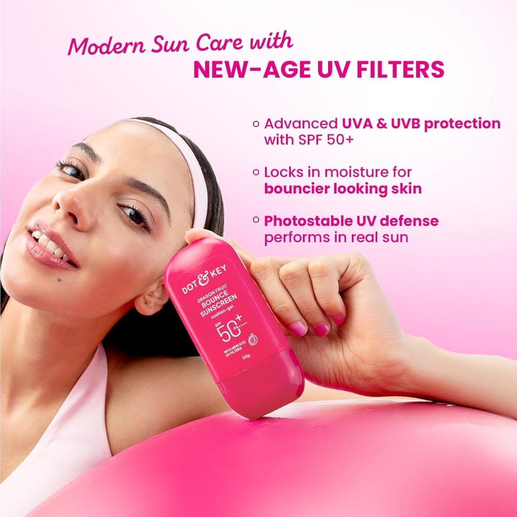 Dot And Key Dragon Fruit Bounce Sunscreen SPF50+ 50gm