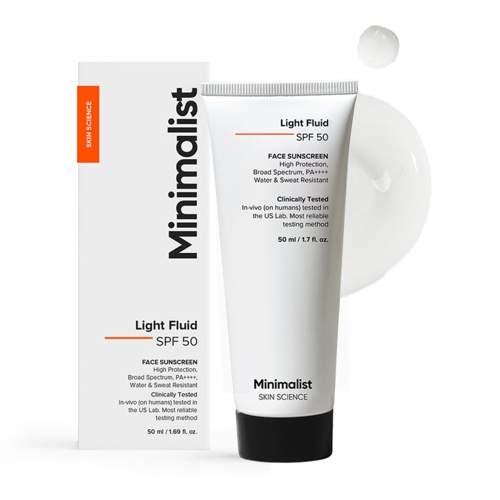 Minimalist Light Fluid SPF 50 Sunscreen 50ml