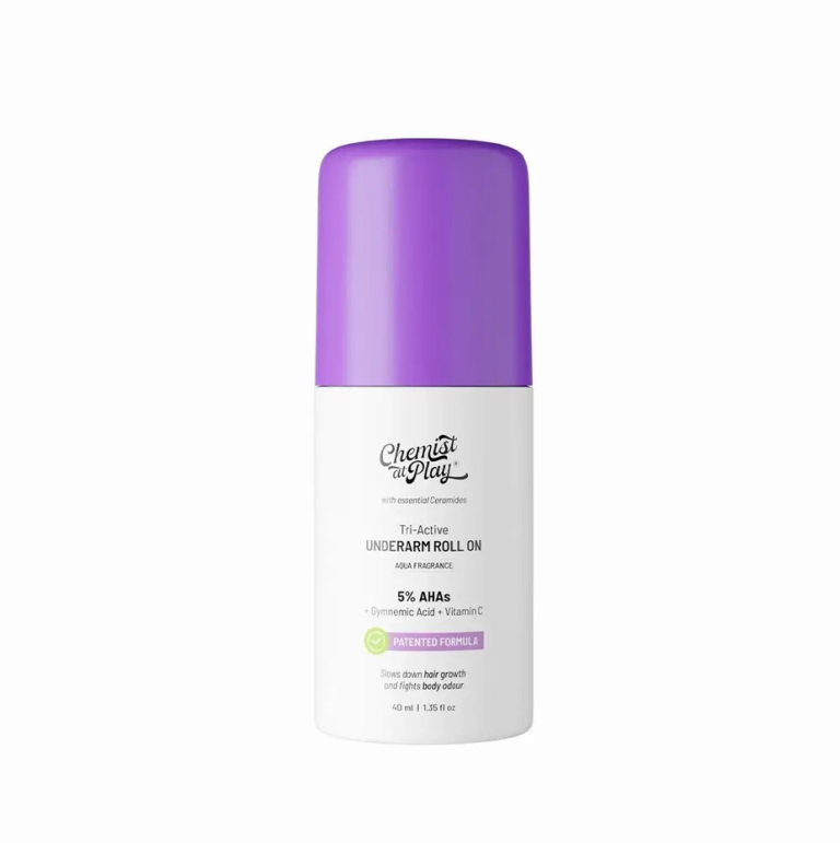 Chemist at Play Tri-Active Underarm Roll-On (Aqua) 40 ml
