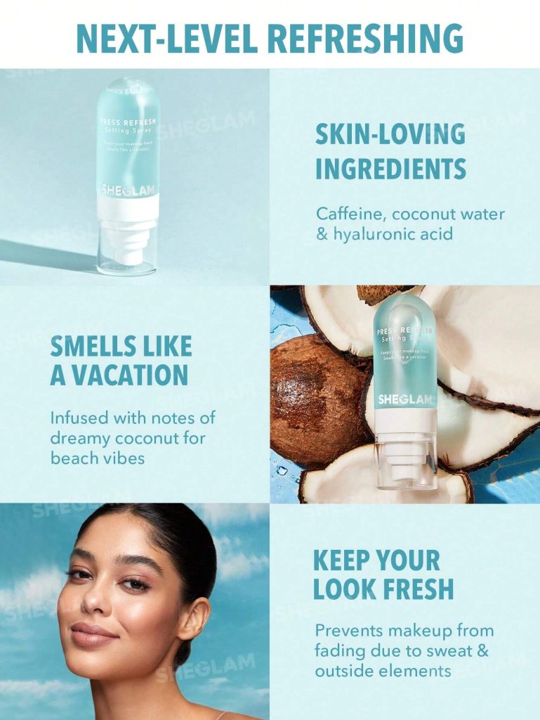 SHEGLAM Press Refresh Setting Spray - 55ML