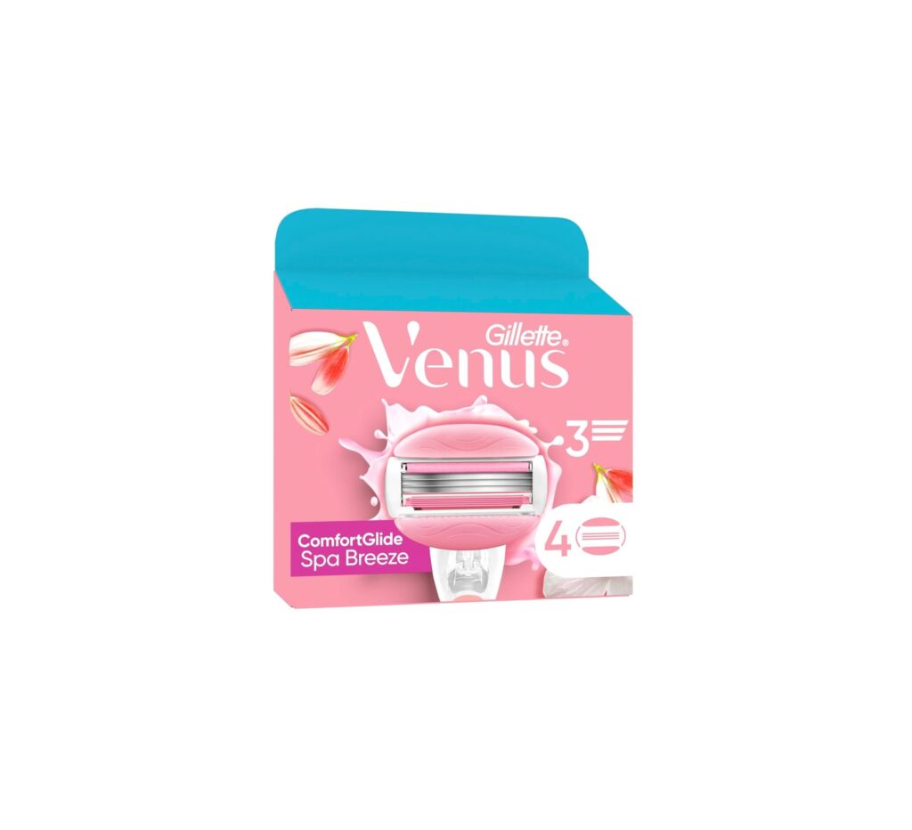 Gillette Venus Comfort Glide Razor Blades 4 Pack