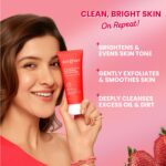 Dot and Key Strawberry Bright Niacinamide Gel Face Wash 100ml - Image 2