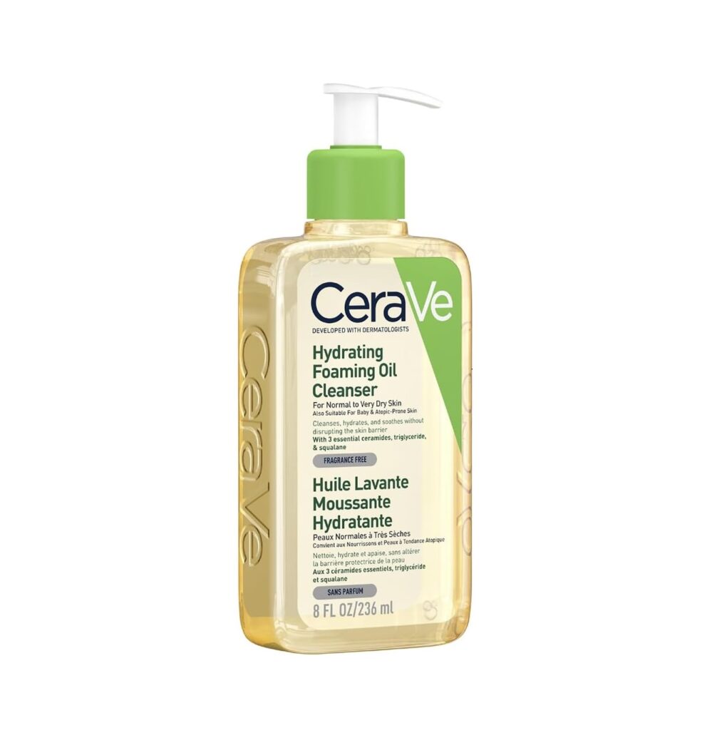CeraVe Hydrating Foaming Oil Cleanser For Normal To Very Dry Skin 236 ML