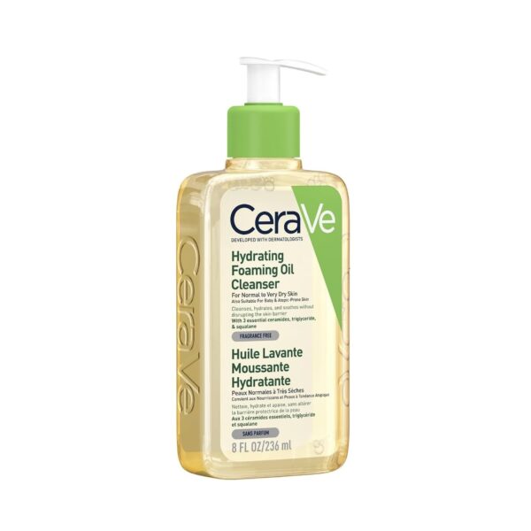 CeraVe Hydrating Foaming Oil Cleanser For Normal To Very Dry Skin 236 ML