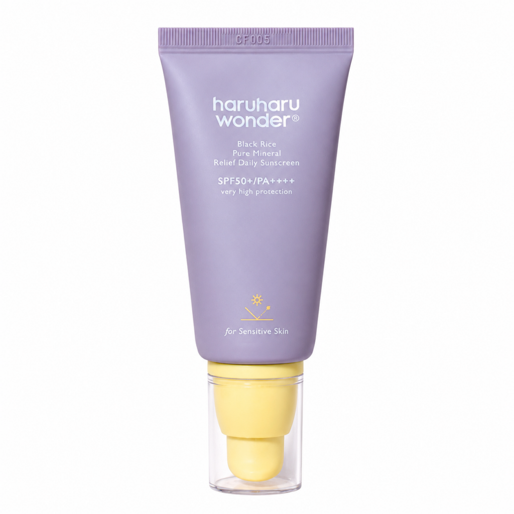 Haruharu wonder Black Rice Pure Mineral Relief Daily Sunscreen PA++++ SPF50+ 50ml..........
