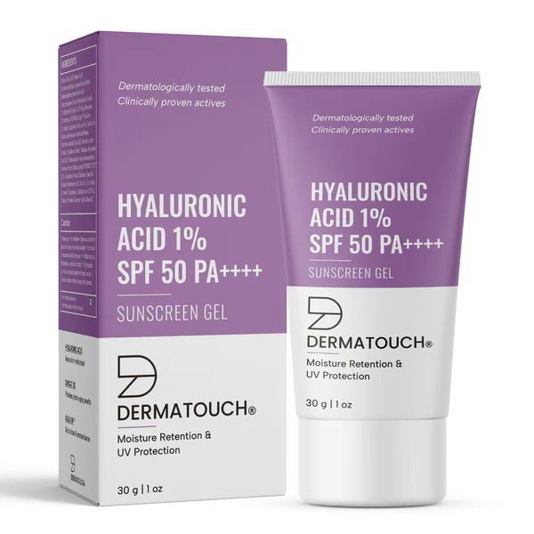 Dermatouch 1% Hyaluronic Acid Sunscreen SPF 50 Pa++++ 30g