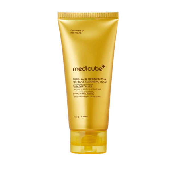 Medicube Kojic Acid Turmeric Vita Capsule Cleansing Foam 120g