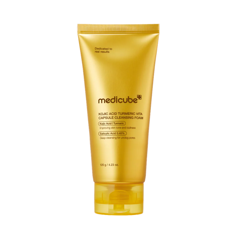 Medicube Kojic Acid Turmeric Vita Capsule Cleansing Foam 120g
