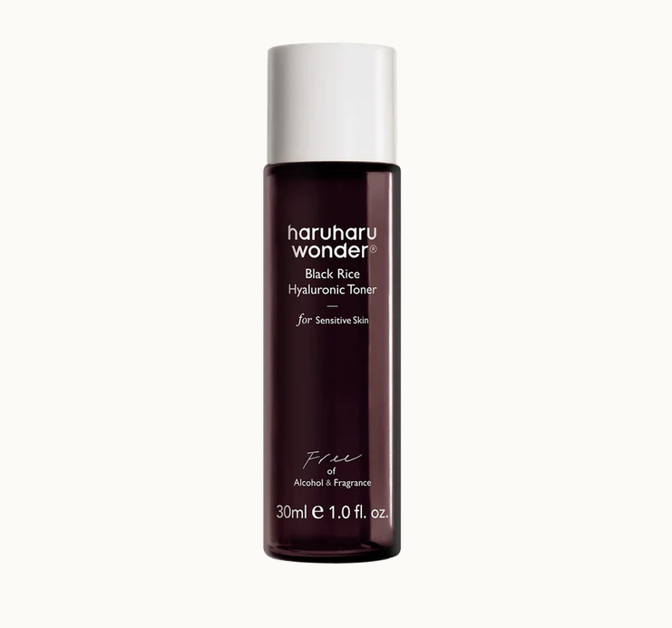 HaruHaru WONDER Black Rice Hyaluronic Toner for Sensitive Skin 30ml