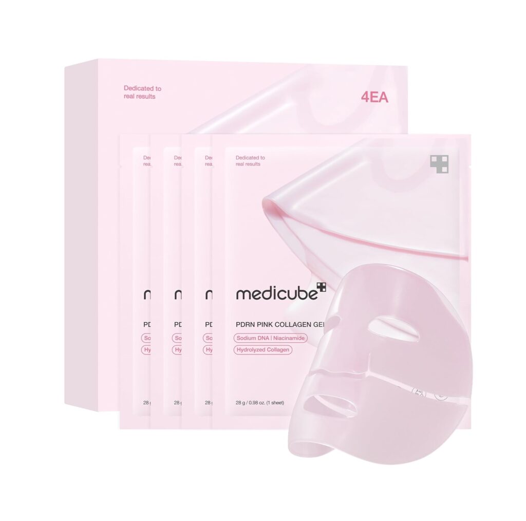 Medicube PDRN Pink Collagen Gel Mask – 4pcs Box
